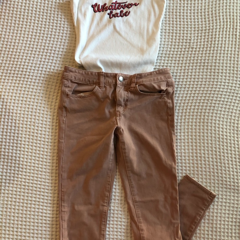 Blush jeans